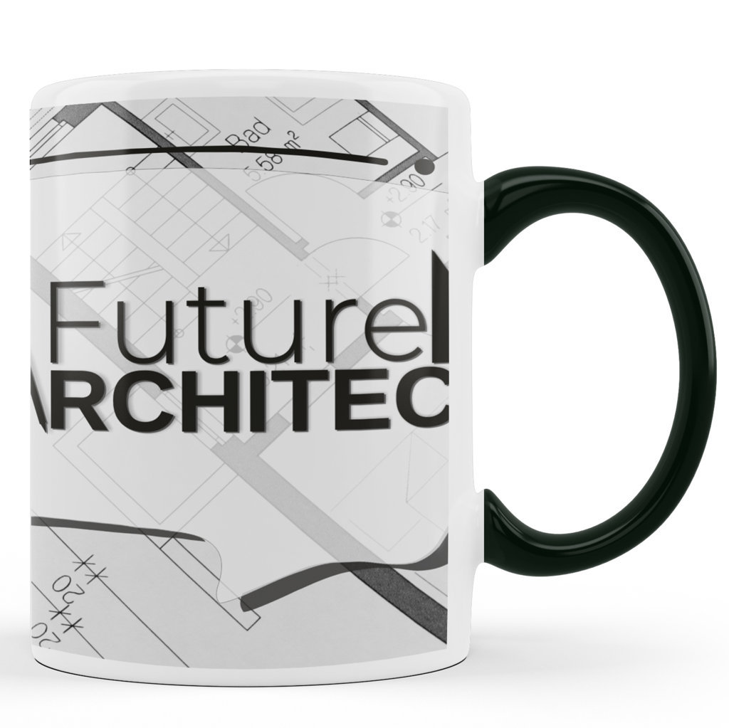 Printed Ceramic Coffee Mug | Mugs For Architects | Future Architect |325 Ml